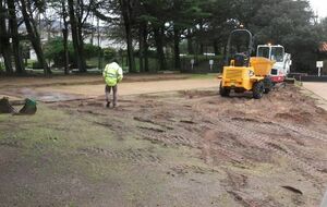 Travaux en cours à la Rudelière