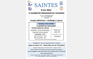 affiche concours Saintes le 9 mai 