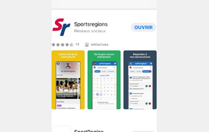 Application mobile Sportsregions
