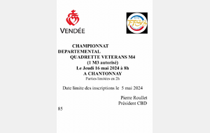 départemental vétérans Chantonnay