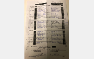 Feuille de match de la rencontre AS