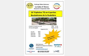 Concours 16 triples les Sables