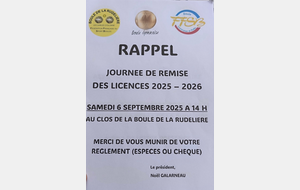 remise des licences