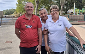Marc et Isabelle  finalistes du concours triple à Basse indre