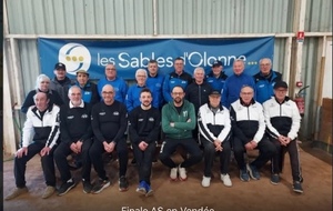 les 2 équipes Sablaises Finalistes des A.S.Vendée, l22
février 2025