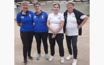 Les Sablaises Finalistes au Régional Doubles F4