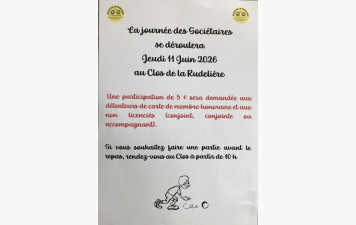 journée des sociétaires