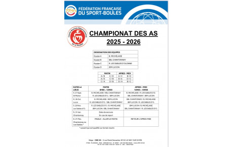 Championnat Départemental A.S.