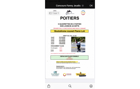 concours à Poitiers