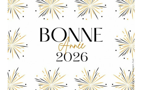 Bonne Année à Tous !  Les Voeux du Président