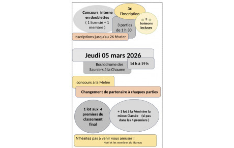 Concours interne le 05 mars