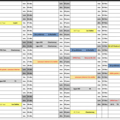 calendrier saison 2026/27.      1/2